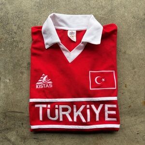 Vintage Turkey Soccer National Team 2001 2002 Away Football Jersey Kistas